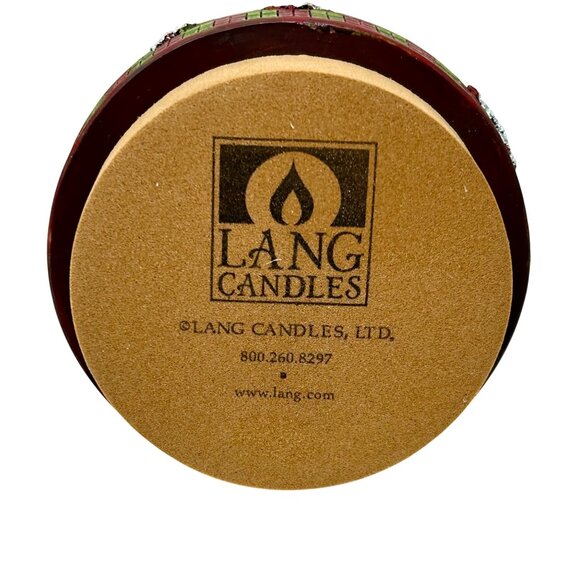 Vintage Lang Candle Topper from 2000 - Snowman - Let It Snow - In Gift Box - Picture 3 of 10